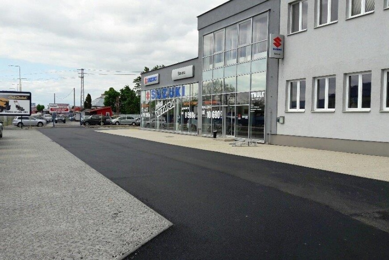 Výstavba vonkajších plôch Suzuki Michalovce